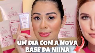 TESTEI a Nova BASE NIINA SECRETS Eudora  Daily Tint Cream [upl. by Drofwarc]