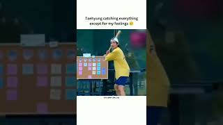 Taehyung catching skills 💀💀🔥bts btsshorts btsarmy shorts shortvideo short viralvideo viral [upl. by Ynehteb]