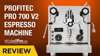 Profitec Pro 700 Dual Boiler V2 Espresso Machine Review [upl. by Cohla]