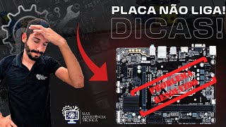 PLACA GAH110MS2H NÃO LIGA  SOLUÇÃO SIMPLES  DICAS [upl. by Netsrek]