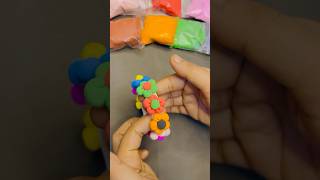 Clay Bangles 🌸clay bangles making at homeDiy Clay banglesBottle craft ideas🌸❤️diy claycraft [upl. by Walburga]