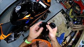 CBR500R Changing Handlebar Grips [upl. by Anad]