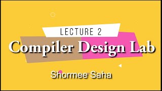 Compiler Design Lab 2  Phases in compiler Lexical Syntax Semantic Analysis Code Generation [upl. by Nihi353]