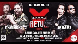 CHAMPIONSHIP MATCH The Original Greasers vs Ethan Hughz amp Dicko  The Return 2024 [upl. by Pinchas]