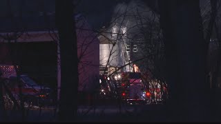 Silo fire in Bedford County [upl. by Weismann290]