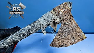 Antique Hatchet Restoration with modifications  Multiple New Restoration Projects [upl. by Ani164]