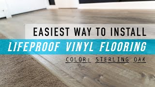 Installing LifeProof Vinyl Flooring StepbyStep Guide [upl. by Sidonie]