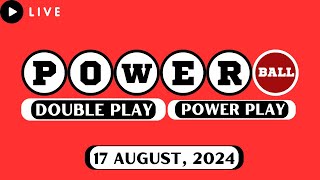 Powerball Double Play Drawing for August 17 2024  Lottery Winning Numbers [upl. by Annohsak]