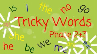 Tricky Words and Sight Words Song [upl. by Ribal]