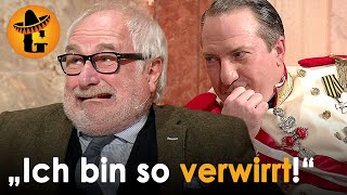 Michael Schottenberg blödelt sich durch kaiserliche Audienz quotWieso reden wir soquot  Wir sind Kaiser [upl. by Kerek976]