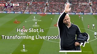 How Arnes slot Zonal  Man marking pressing tactical analysis Man united 03 Liverpool [upl. by Fondea710]