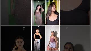 Which is best❤️ Nisha Bhatt 🆚 Riya 🆚 Dipika Rana 🆚 Khushi  trending shorts makeup [upl. by Atteuqal]