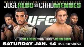 UFC 142 ALDO VS MENDES FULL FIGHT [upl. by Dat385]