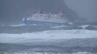 Northlink Ferry Hamnavoe setting off the Stromness to Scrabster [upl. by Suhsoj]