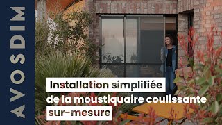 Comment installer une Moustiquaire coulissante surmesure [upl. by Nevetse]