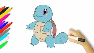 How to Draw Squirtle  Pokemon [upl. by Irina]