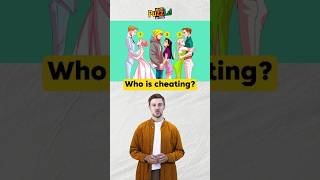 Who is cheating puzzled quiz riddle riddleoftheday shorts [upl. by Laamak451]