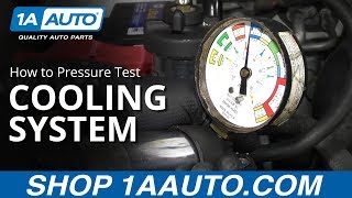 How to Pressure Test Vehicle Cooling System [upl. by Refynnej836]