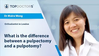 What is the difference between a pulpectomy and a pulpotomy  Online interview [upl. by Alber]