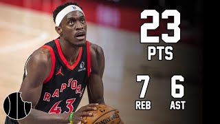 Pascal Siakam Highlights  Raptors vs Pistons  19th Nov 2023 [upl. by Enelav594]