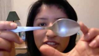 How to curl your eyelashes with a spoon [upl. by Ellainad]