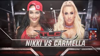 Nikki Bella Vs Carmella TLC 2016 TLC WWE2K19 [upl. by Dichy]