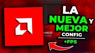 La MEJOR Configuración Para FPS En AMD SOFTWARE ⚙️✅ [upl. by Joete]