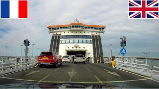 Crossing from Calais to Dover by ferry  MS Spirit of Britain [upl. by Norted]