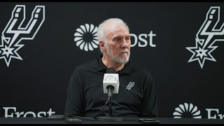 202324 San Antonio Spurs Season  Gregg Popovich PostGame Interview 11222023 [upl. by Swope]