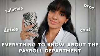 HR PAYROLL DEPARTMENT EXPLAINED  salary duties education amp more [upl. by Nnalorac673]