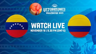 Venezuela v Colombia  Full Basketball Game  FIBA South American U17 Championship 2023 [upl. by Nnaes]