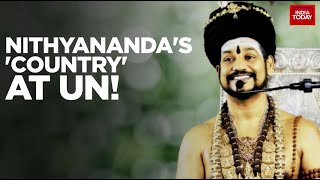 SelfStyled Godman Nithyananda Takes His Island Nation United States Of Kailasa To UN [upl. by Tirrell]