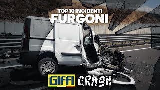 GIFFI CRASH 1  10 incidenti alla guida di Furgoni [upl. by Yesor]