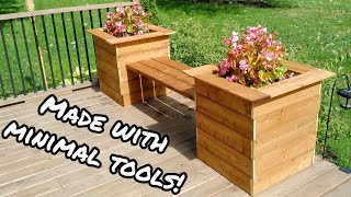 A Planter Bench anyone can make [upl. by Nabatse]