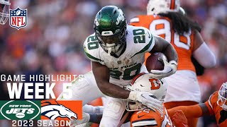 New York Jets vs Denver Broncos  2023 Week 5 Game Highlights [upl. by Vick]