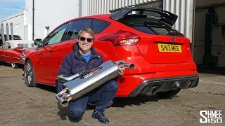 My Focus RS has an XForce Varex Exhaust  PROJECT PART 6 [upl. by Naaitsirhc]