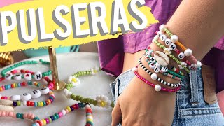 COMO HACER PULSERAS AESTHETIC 2021 Raque Late Vlogs [upl. by Blanch]