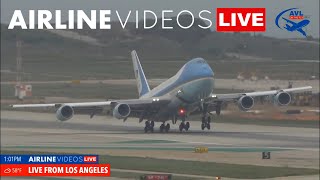 Air Force Ones Breathtaking Takeoff from LAX [upl. by Ahseuqal801]