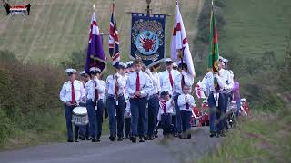 Downpatrick Flute Band  Aughlisnafin Accordion Band Parade 2024 [upl. by Lleinnad]