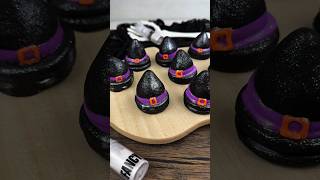 Oreo Strawberry Witch Hats 🖤 spooky halloween spookyseason cookies dipped oreocookies treats [upl. by Acire]