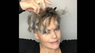 How i CURL and WAVE short hair using FLAT IRON straighteners [upl. by Whitcomb]