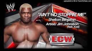 Shelton Benjamin 2008  quotAint No Stoppin Mequot WWE ECW Entrance Theme [upl. by Einnel]