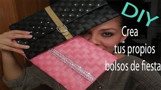 DIY Crea tu bolso de fiesta o clutchs con manteles individuales [upl. by Jourdan]