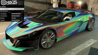 GTA 5  NEW Vehicle Customization  Coil Cyclone II Rimac Nevera [upl. by Noyek]