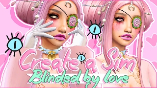 The Sims 4 Create a Sim  Blinded By Love  CC List [upl. by Noyek]