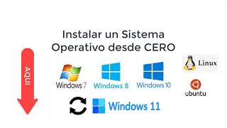 Como Instalar un Sistema Operativo desde CERO Windows Linux [upl. by Diego717]