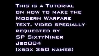 How to create the Modern Warfare Font using PaintNet [upl. by Bostow318]