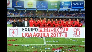 Resumen América de Cali 3  0 Tolima  Liga Águila ll 2017 [upl. by Puttergill717]