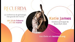 Katie James cantante compositora y guitarrista colombiana en RootsTech 2024 [upl. by Isidore]