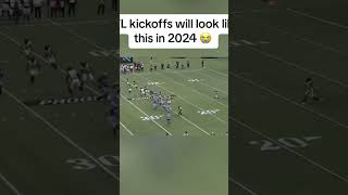 NFL KICKOFFS ARE NOW CHANGING TO THE XFL FORMAT [upl. by Hasty]